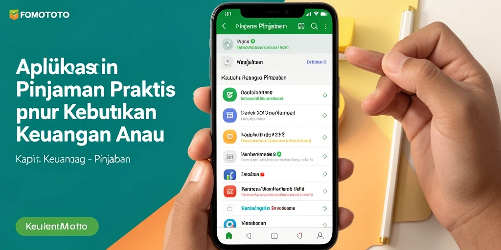Tampilan antarmuka utama FOMOTOTO yang sederhana dan fungsional.