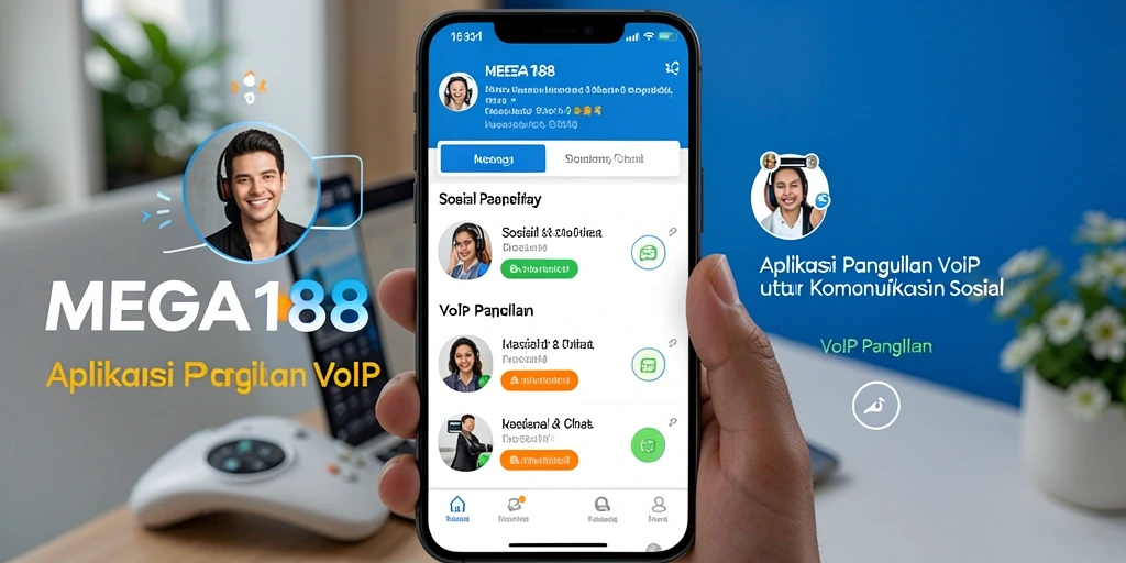 Antarmuka aplikasi MEGA188 yang sederhana dan fungsional.