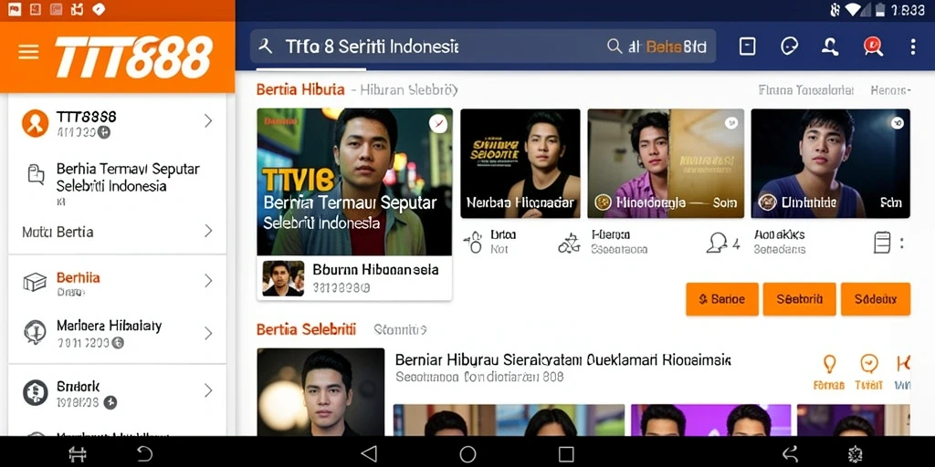 Antarmuka aplikasi TTT888 yang menarik dan informatif.