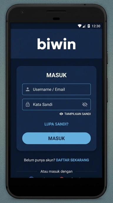 Masuk Akun biwin untuk Pengguna Android